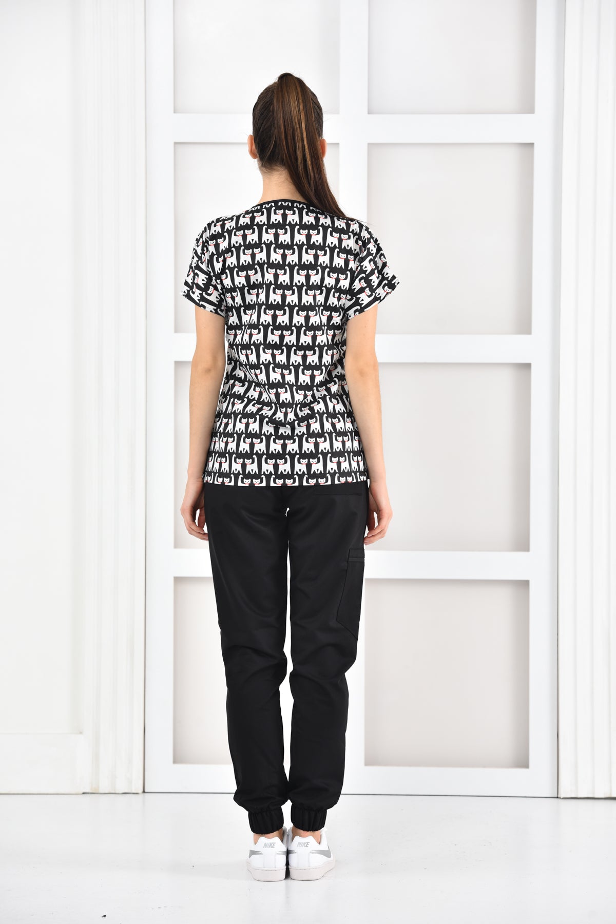 Bluza medyczna z nadrukiem